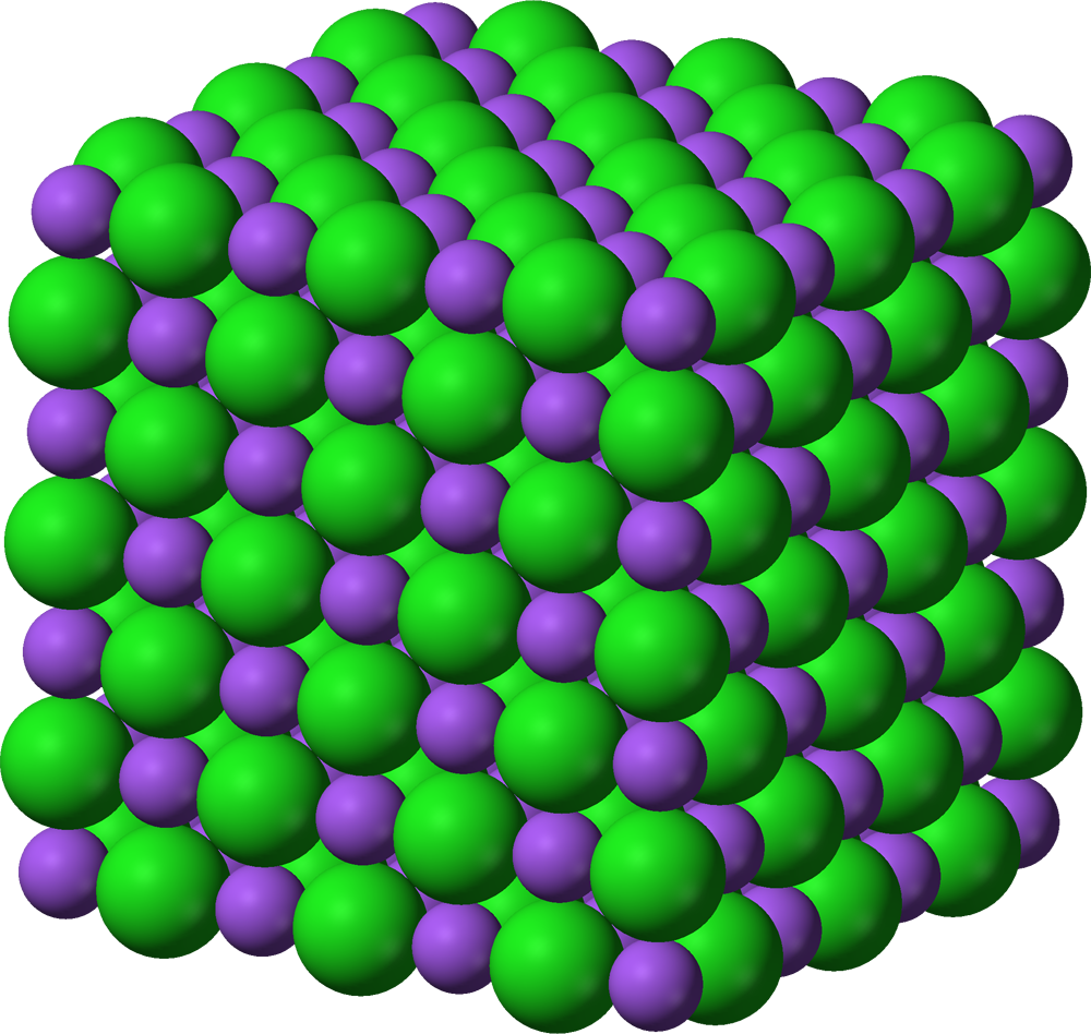 atomic crystal structure